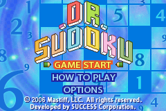 Dr. Sudoku screenshot 3 for GameBoy Advance